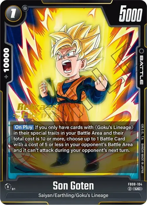 Son Goten card art