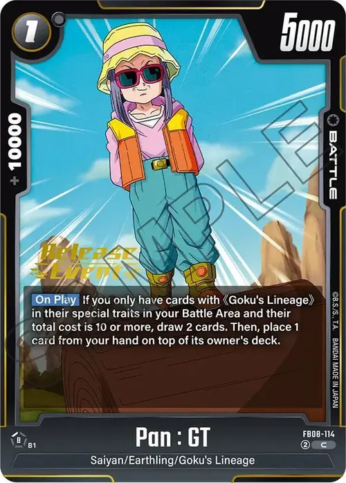 Pan : GT card art