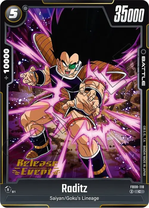 Raditz card art