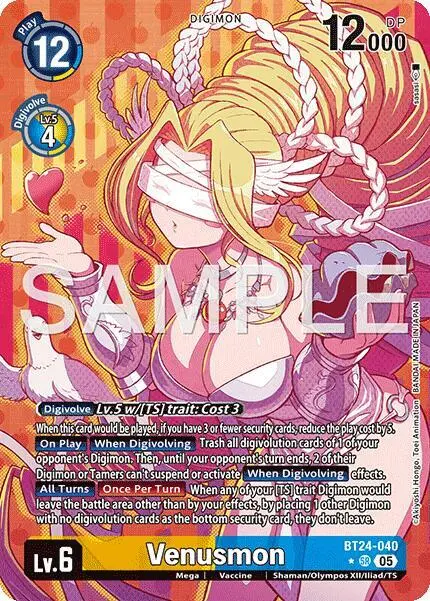 Venusmon (Alternate Art) card art