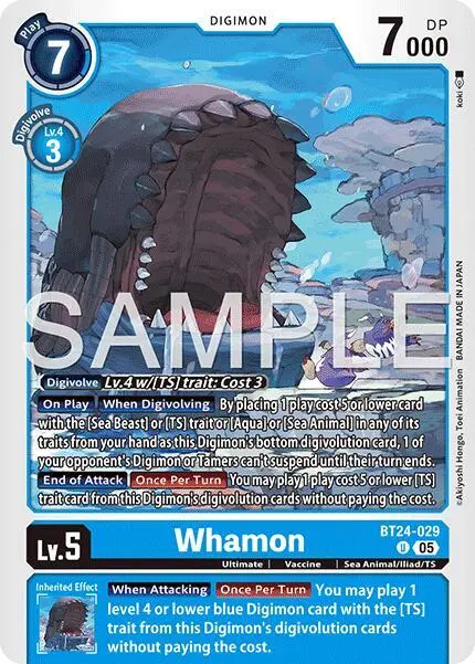 Whamon card art