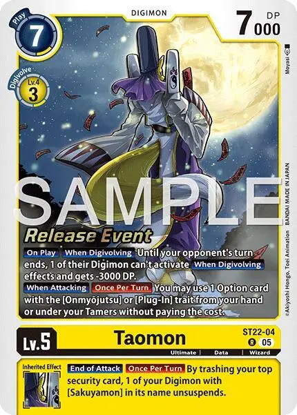 Taomon card art