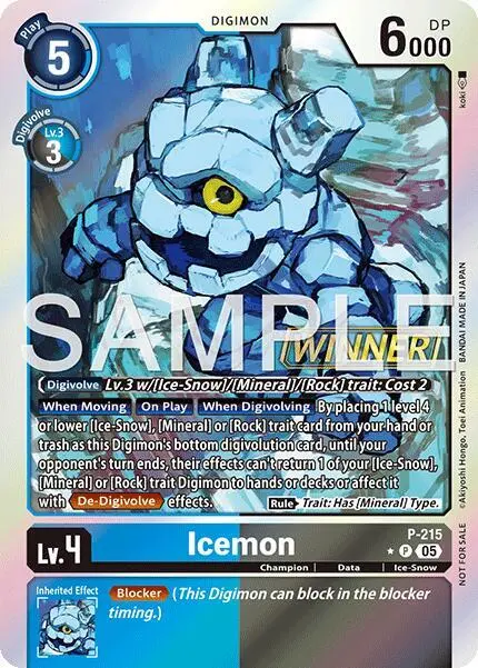 Icemon (Official Store Tournament 2026 Vol. 1 Winner) card art