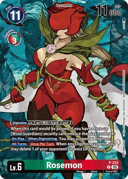 Rosemon (Time Stranger Box Topper) card art