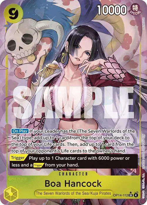 Boa Hancock - OP14-112 (Alternate Art) card art