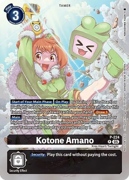 Kotone Amano (Time Stranger Box Topper) card art
