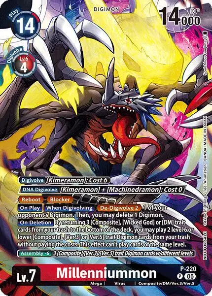 Millenniummon (Time Stranger Box Topper) card art