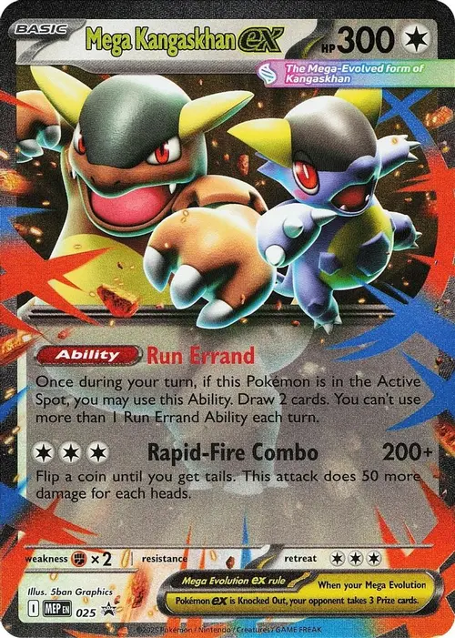Mega Kangaskhan ex - 025 card art
