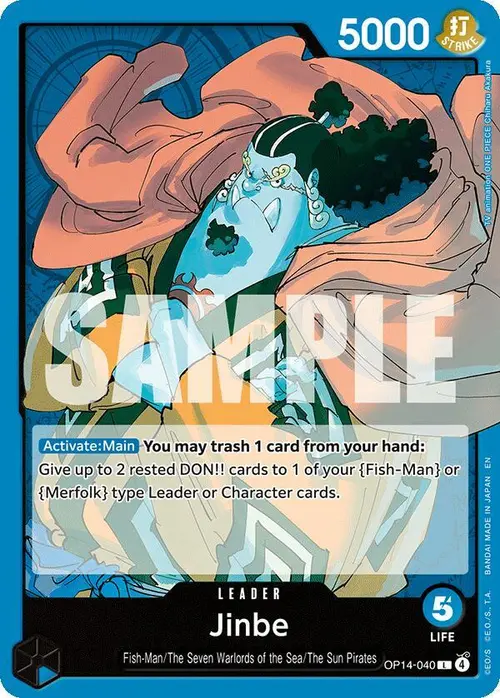 Jinbe - OP14-040 card art