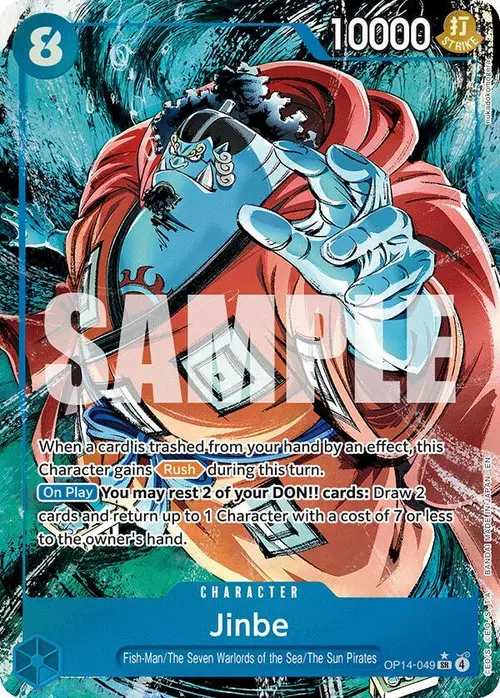 Jinbe - OP14-049 (Alternate Art) card art