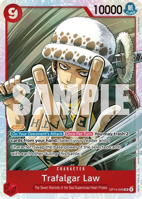 Trafalgar Law - OP14-009 card art