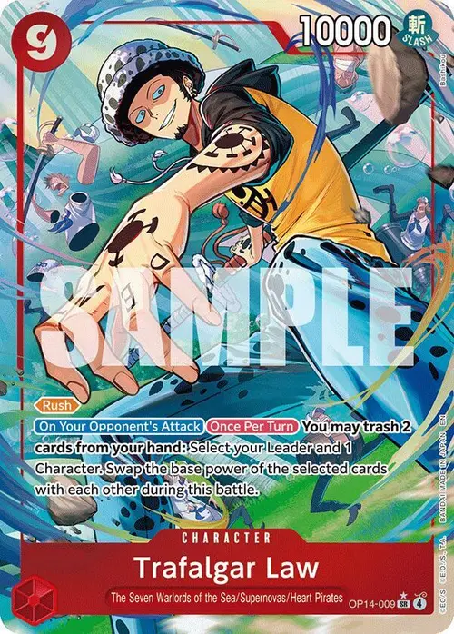 Trafalgar Law - OP14-009 (Alternate Art) card art
