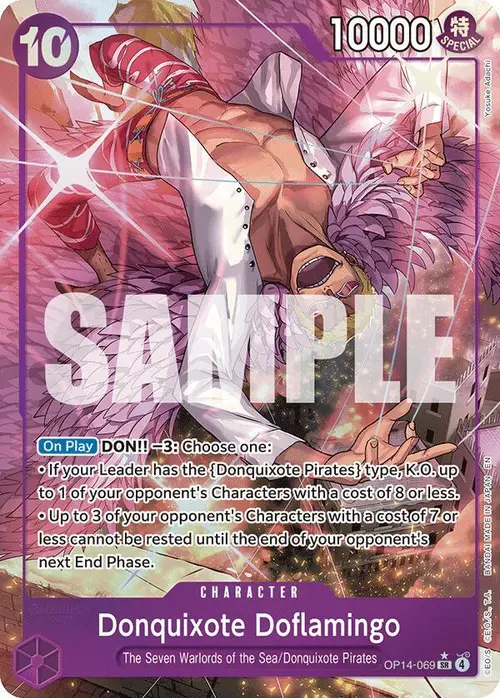 Donquixote Doflamingo - OP14-069 (Alternate Art) card art