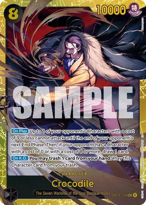 Crocodile - OP14-120 card art