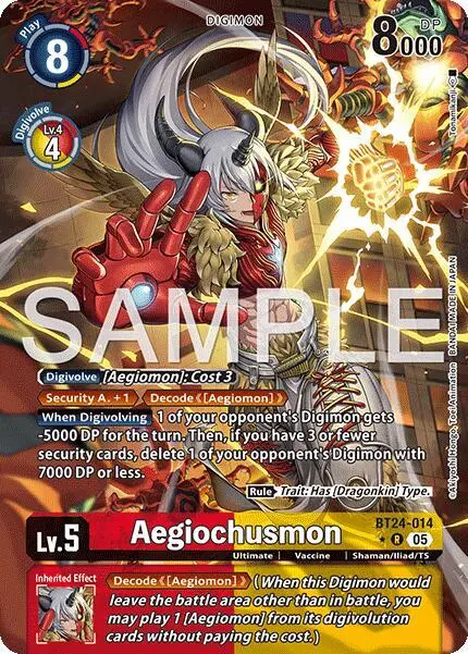 Aegiochusmon (Alternate Art) card art