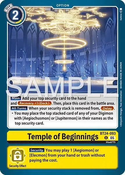 Temple of Beginnings card art