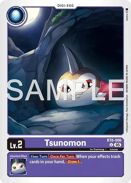 Tsunomon (Reprint) card art