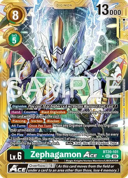 Zephagamon ACE (Gold Border) card art