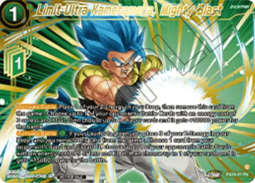 Limit Ultra Kamehameha, Mighty Blast (Championship 2025 Finals Premium Pack) card art