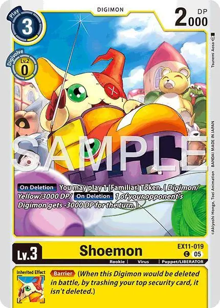 Shoemon card art