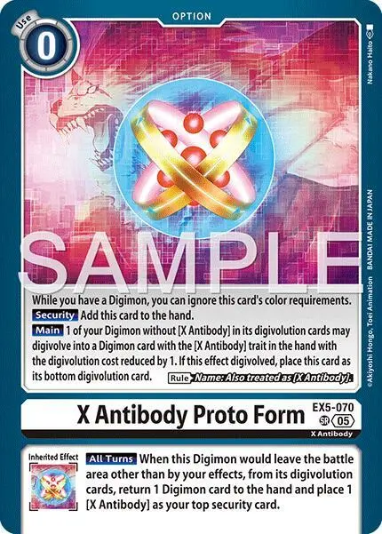X Antibody Proto Form (Reprint) card art