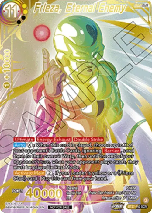 Frieza, Eternal Enemy (Championship 2025 Finals Alternate Art Card) card art