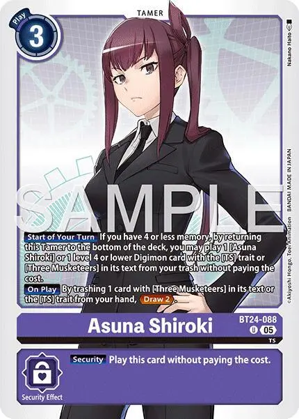 Asuna Shiroki card art