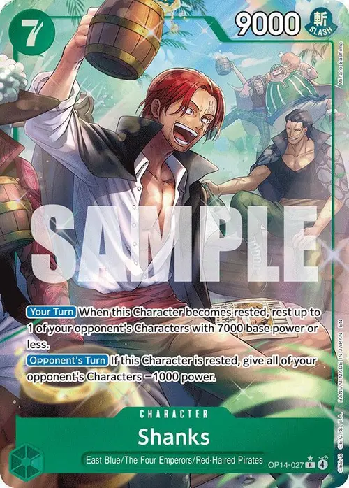 Shanks (Alternate Art) card art