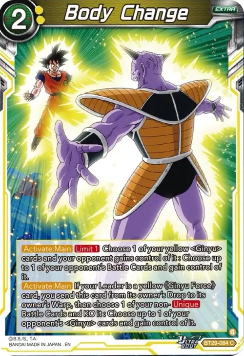 Body Change card art