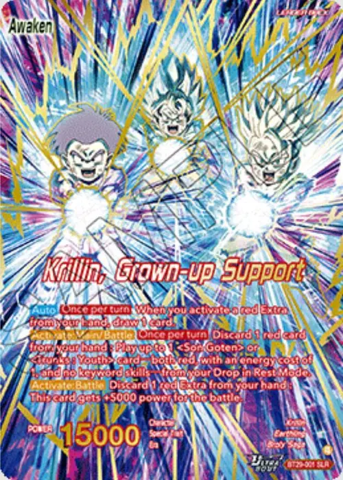 Krillin // Krillin, Grown-up Support (SLR) card art