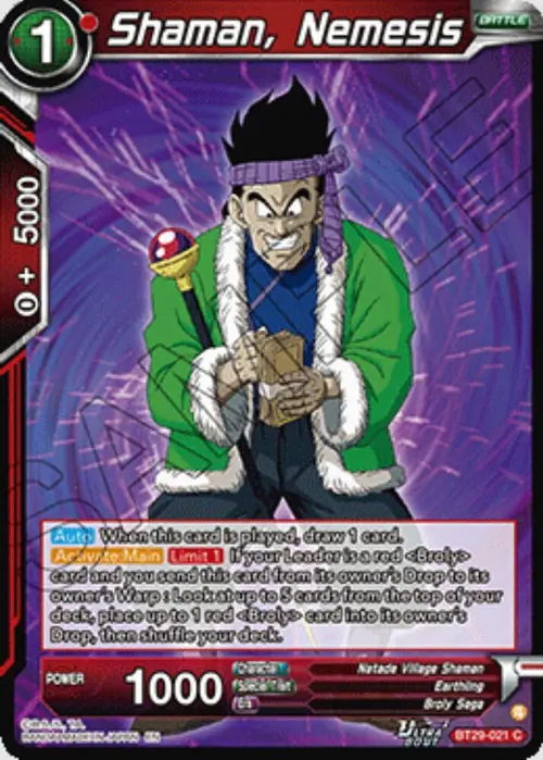 Shaman, Nemesis card art