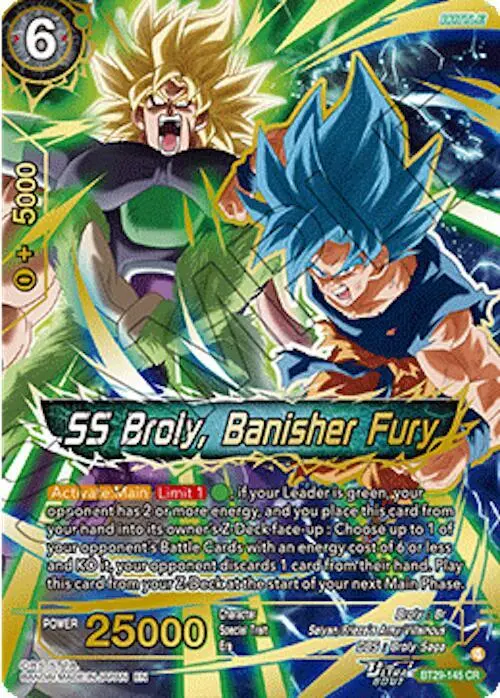 SS Broly, Banisher Fury card art