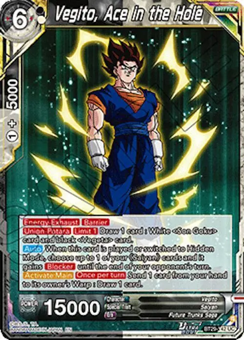 Vegito, Ace in the Hole card art