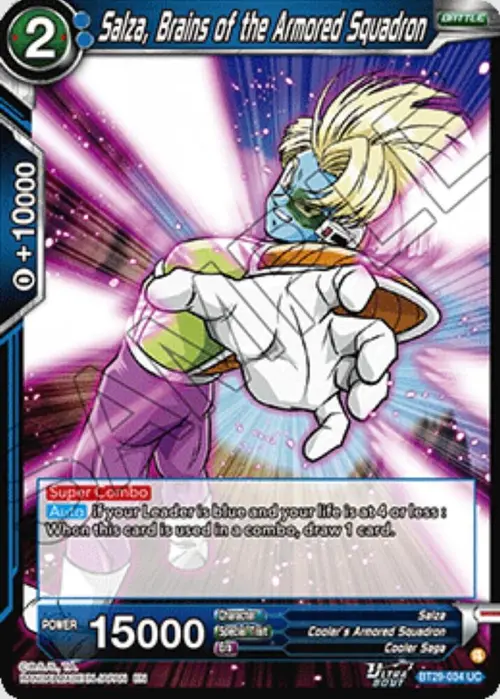 Salza, Brains of the Armored Squadron card art