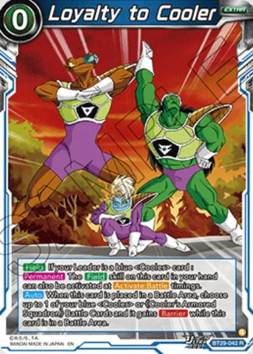 Loyalty to Cooler card art
