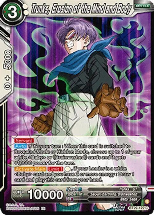 Trunks, Erosion of the Mind and Body card art