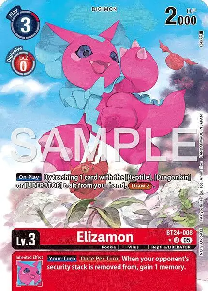 Elizamon (Box Topper) card art