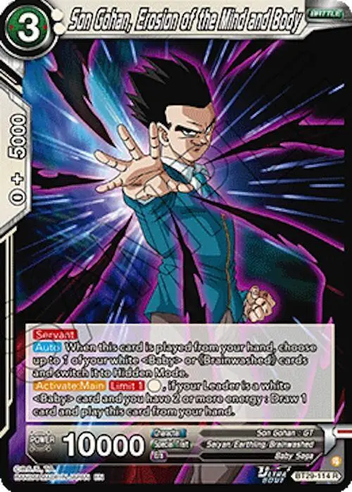 Son Gohan, Erosion of the Mind and Body card art