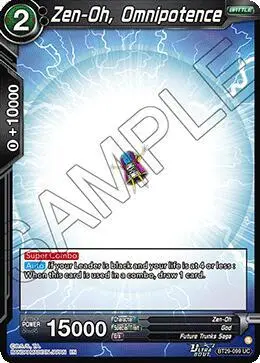 Zen-Oh, Omnipotence card art