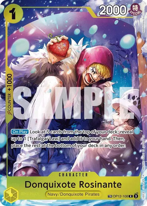 Donquixote Rosinante - OP12-108 card art