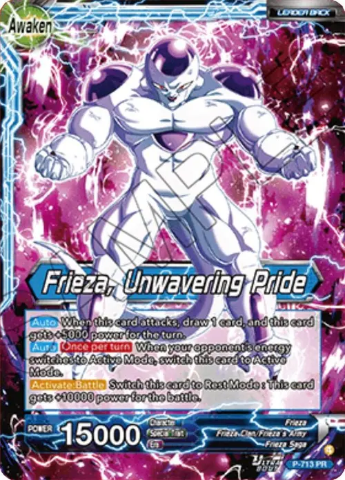 Frieza // Frieza, Unwavering Pride card art