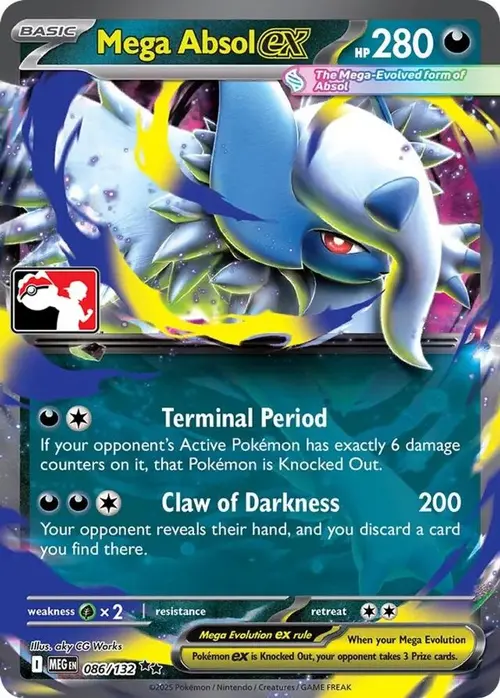 Mega Absol ex - 086/132 card art