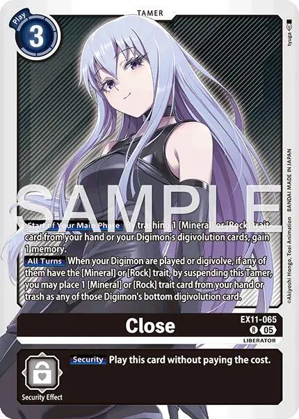 Close card art