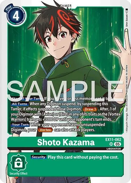 Shoto Kazama card art