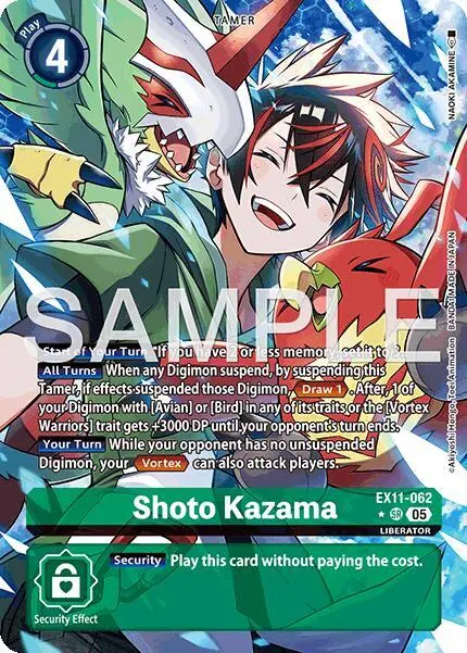 Shoto Kazama (Alternate Art) card art