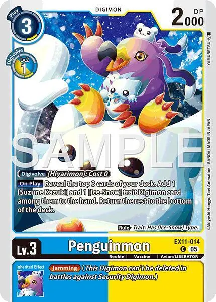 Penguinmon card art