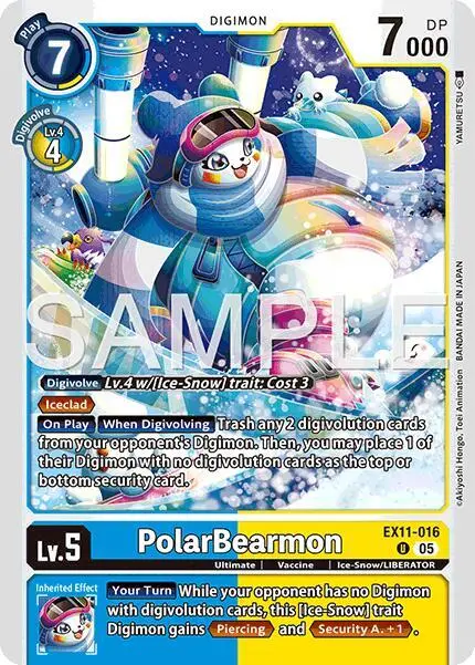 PolarBearmon card art