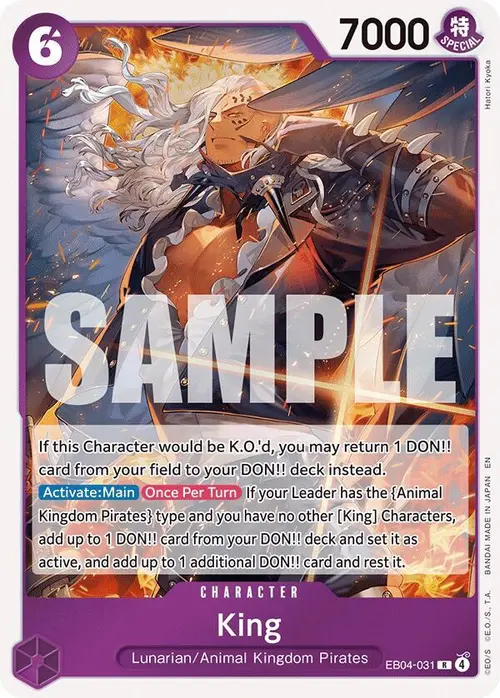 King card art