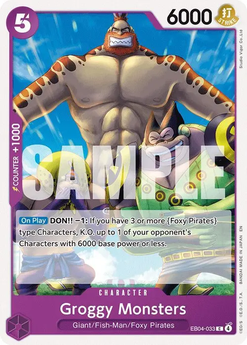 Groggy Monsters card art