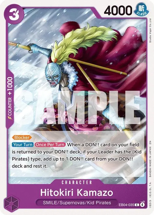 Hitokiri Kamazo card art